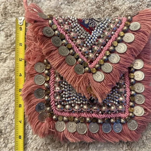 NWT Hobo Pink Embellished Crossbody Bag - Picture 7 of 10